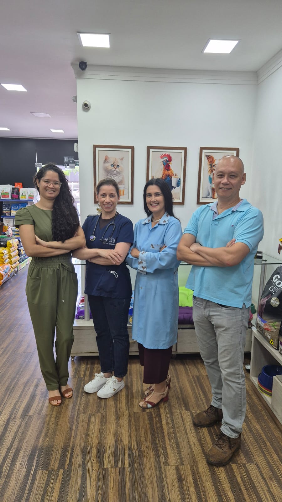 Equipe da Clínica Veterinária Dom Aquino, veterinária em Cuiabá